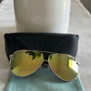 DIFF Maeve Aviator Sunglasses